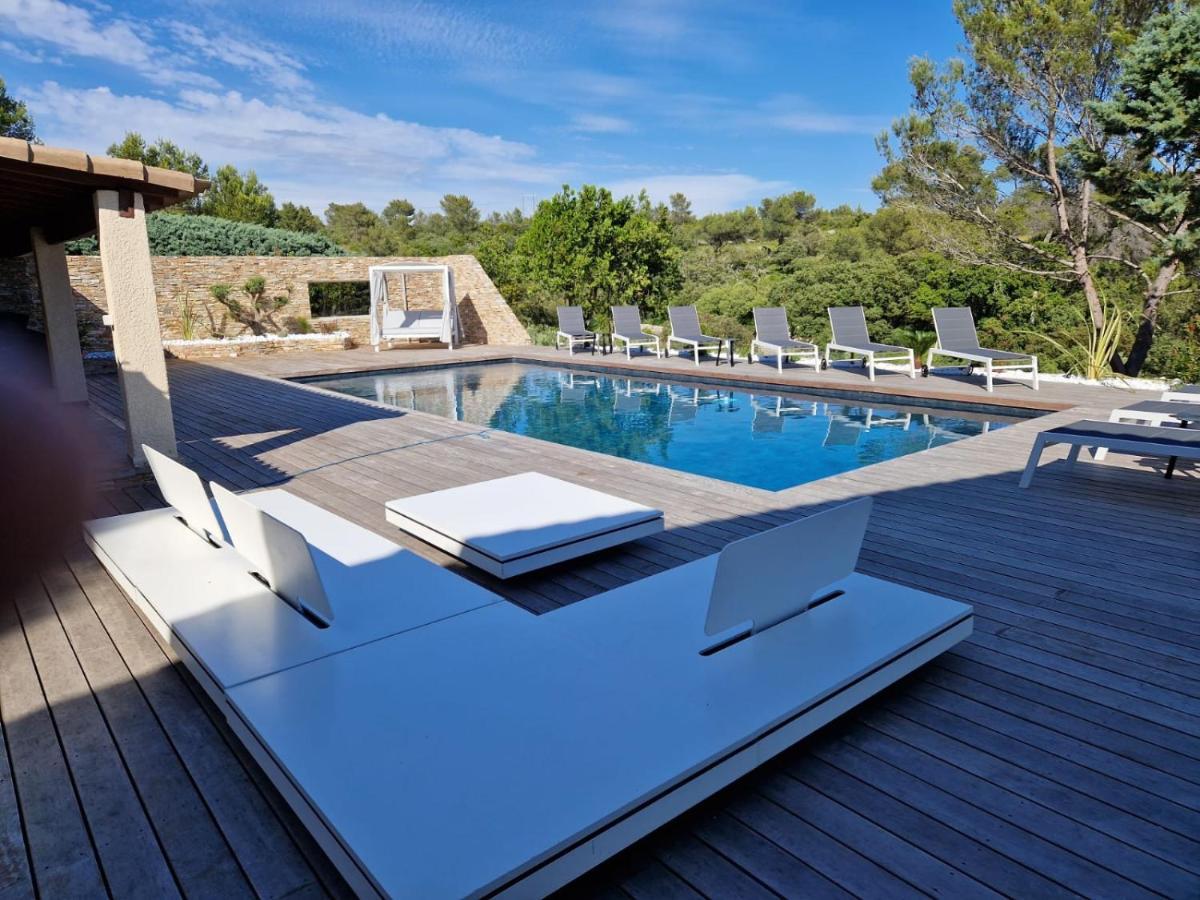 Magnifique Villa De Luxe Au Coeur De La Garrigue Nîmes Buitenkant foto